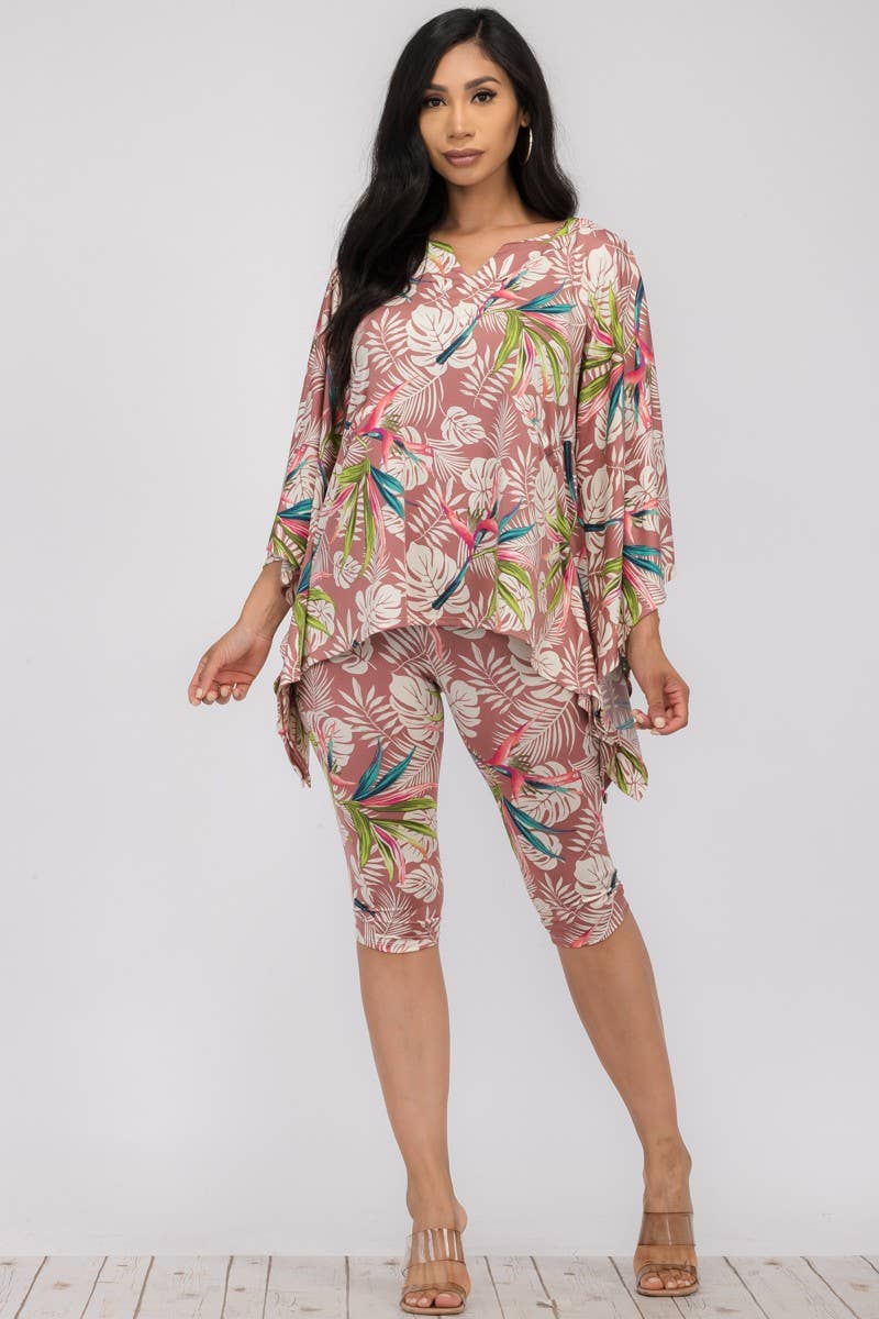 TROPICAL  - 2 PC Top & Bottom Set