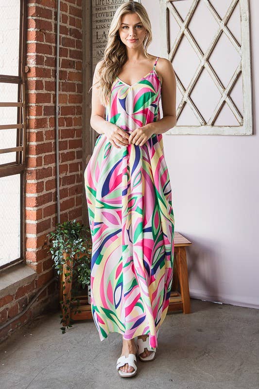 The “Sienna” Statement Maxi Dress