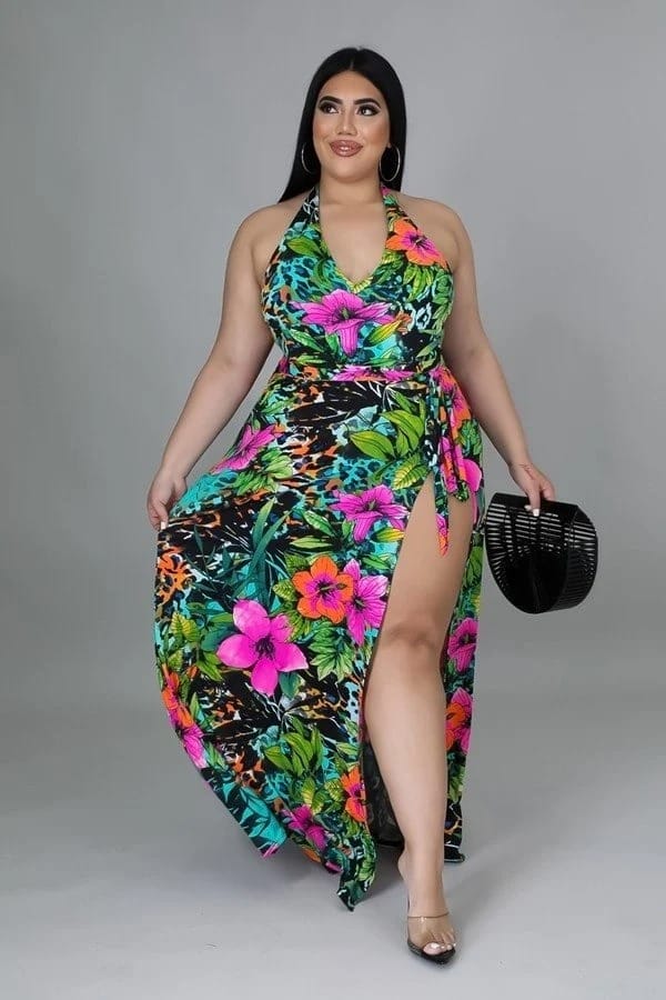 Imani Tropical Slay 2-Piece Swim Set