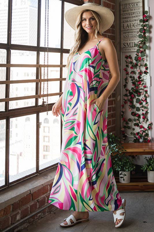 The “Sienna” Statement Maxi Dress