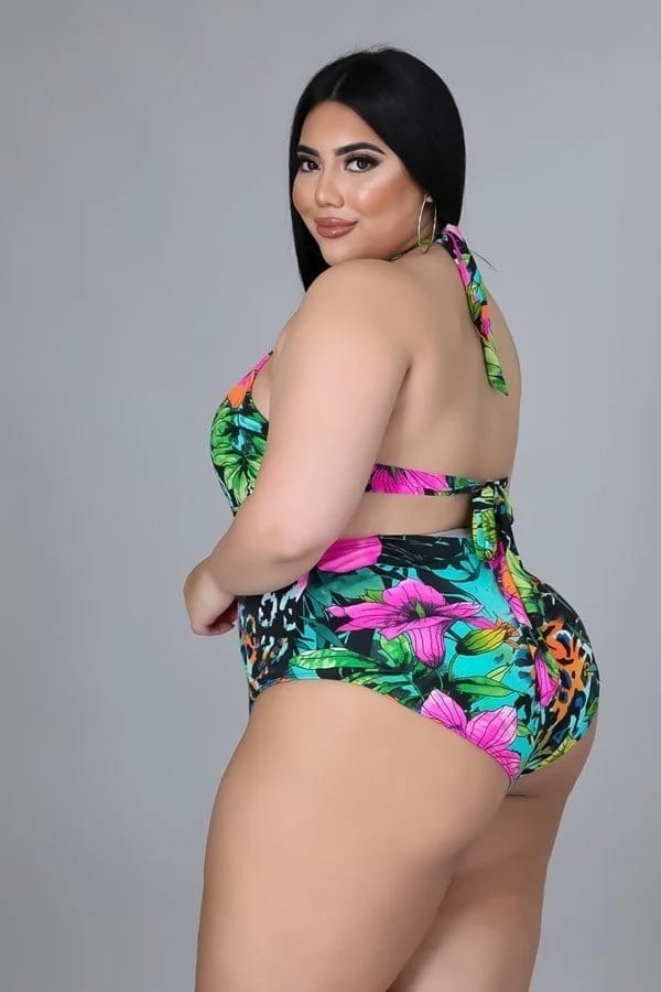Imani Tropical Slay 2-Piece Swim Set