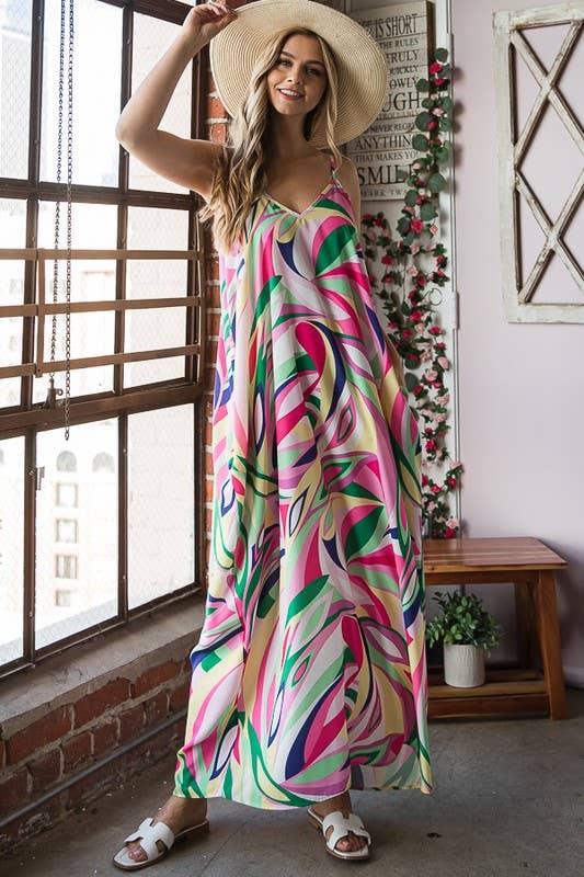 The “Sienna” Statement Maxi Dress