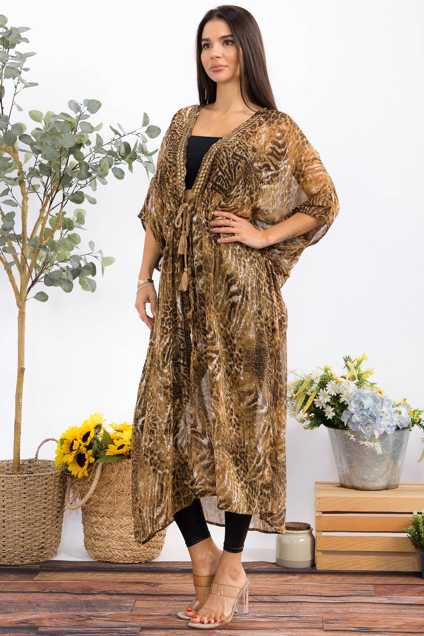 Cheetah Kimono