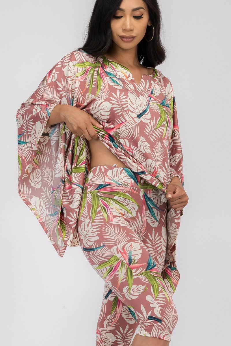 TROPICAL  - 2 PC Top & Bottom Set