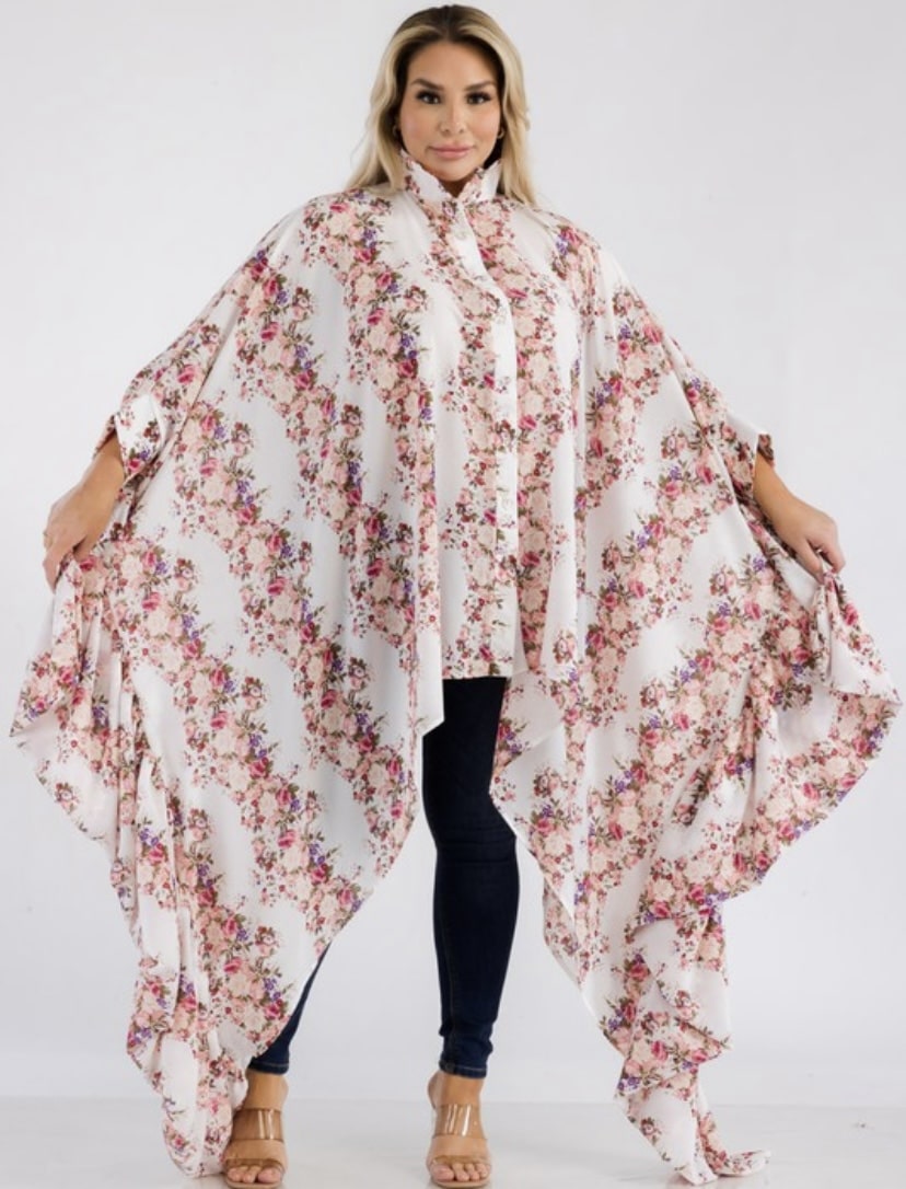 Floral Oversized Top