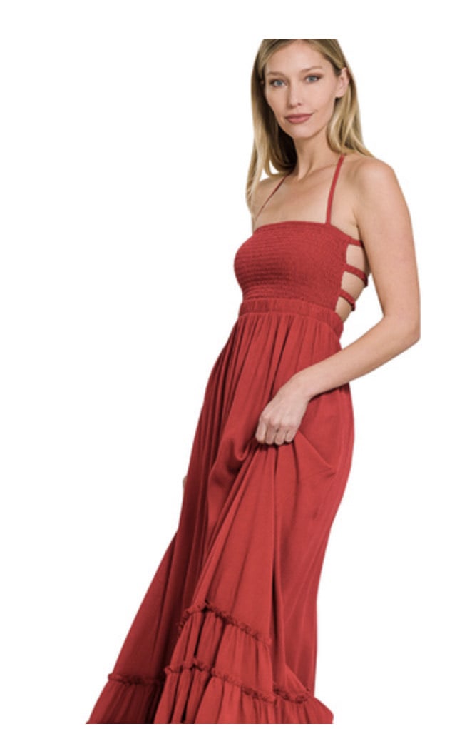 Ms. Zena Bodice Maxi Dress