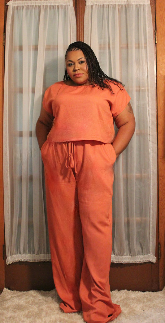 Ms. Breezy Linen Set